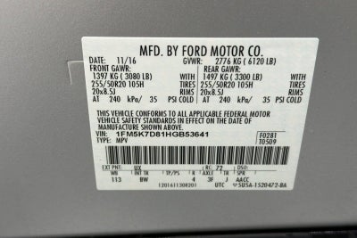 2017 Ford Explorer XLT
