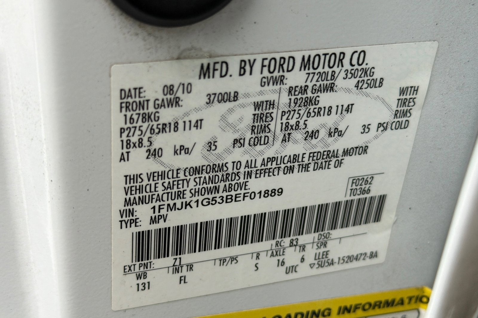 2011 Ford Expedition EL XL