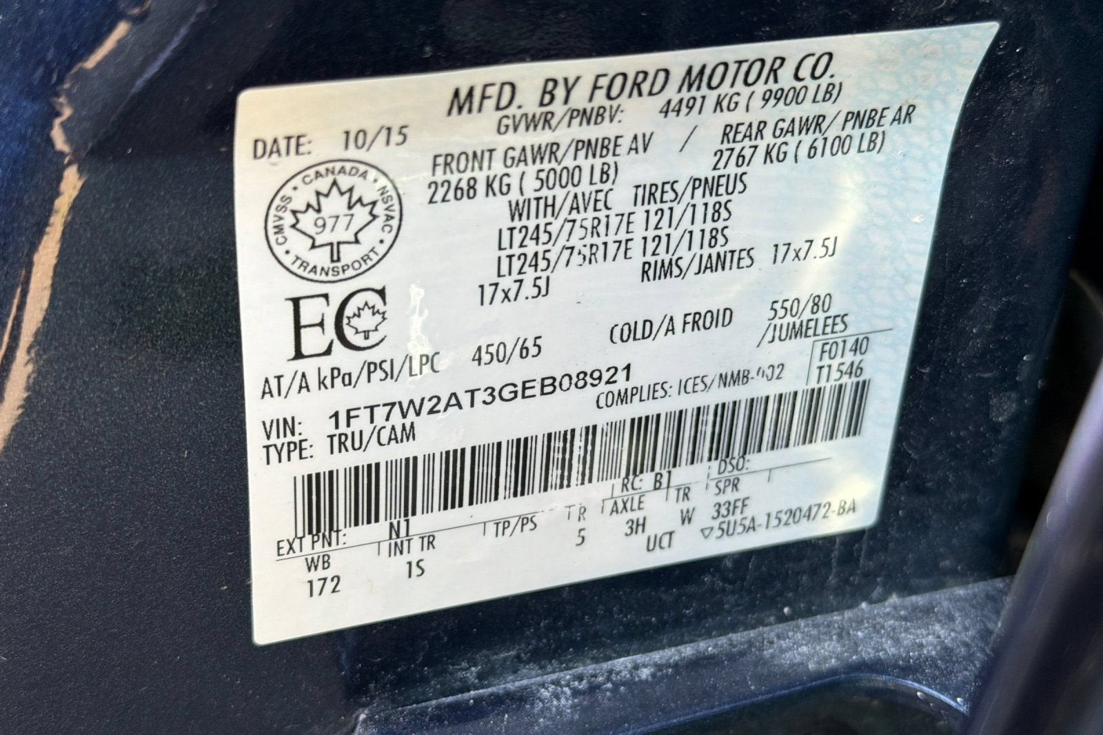 2016 Ford Super Duty F-250 SRW XL