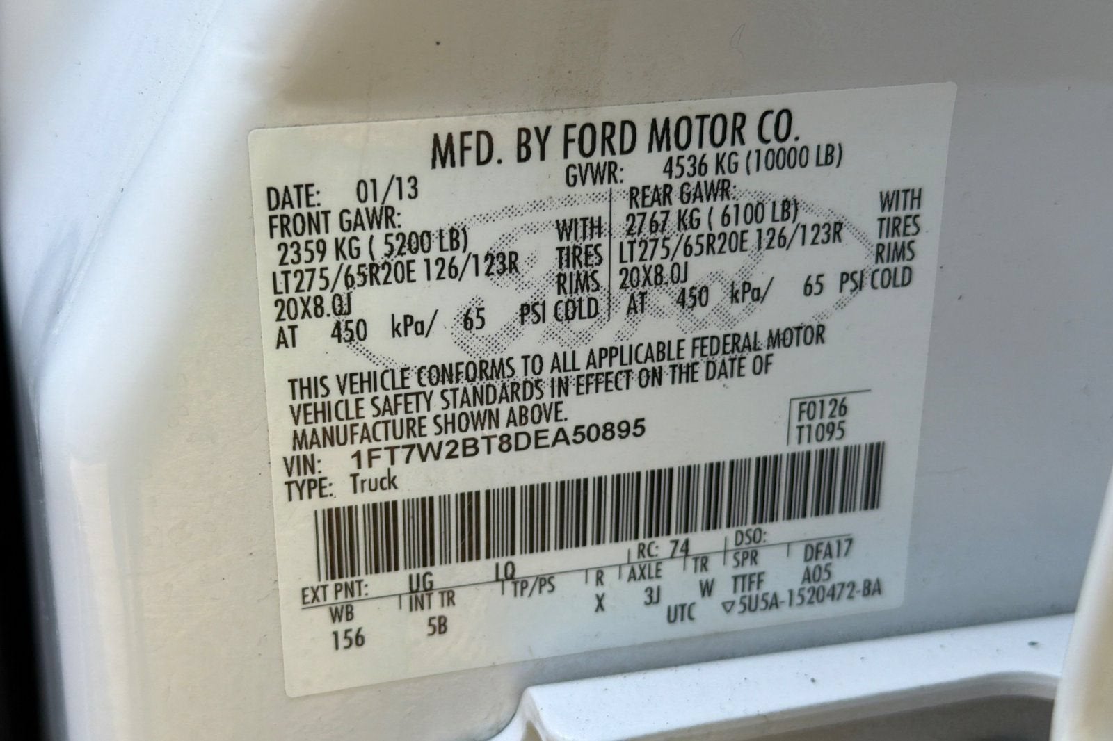 2013 Ford Super Duty F-250 SRW XL