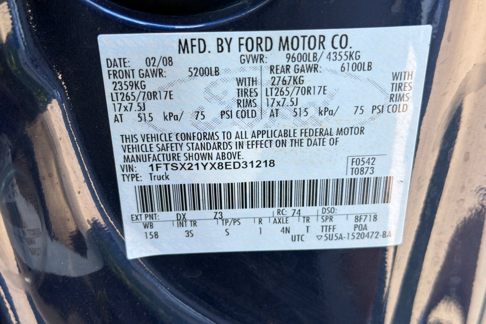 2008 Ford Super Duty F-250 SRW XL