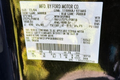 2005 Ford Super Duty F-350 SRW XL