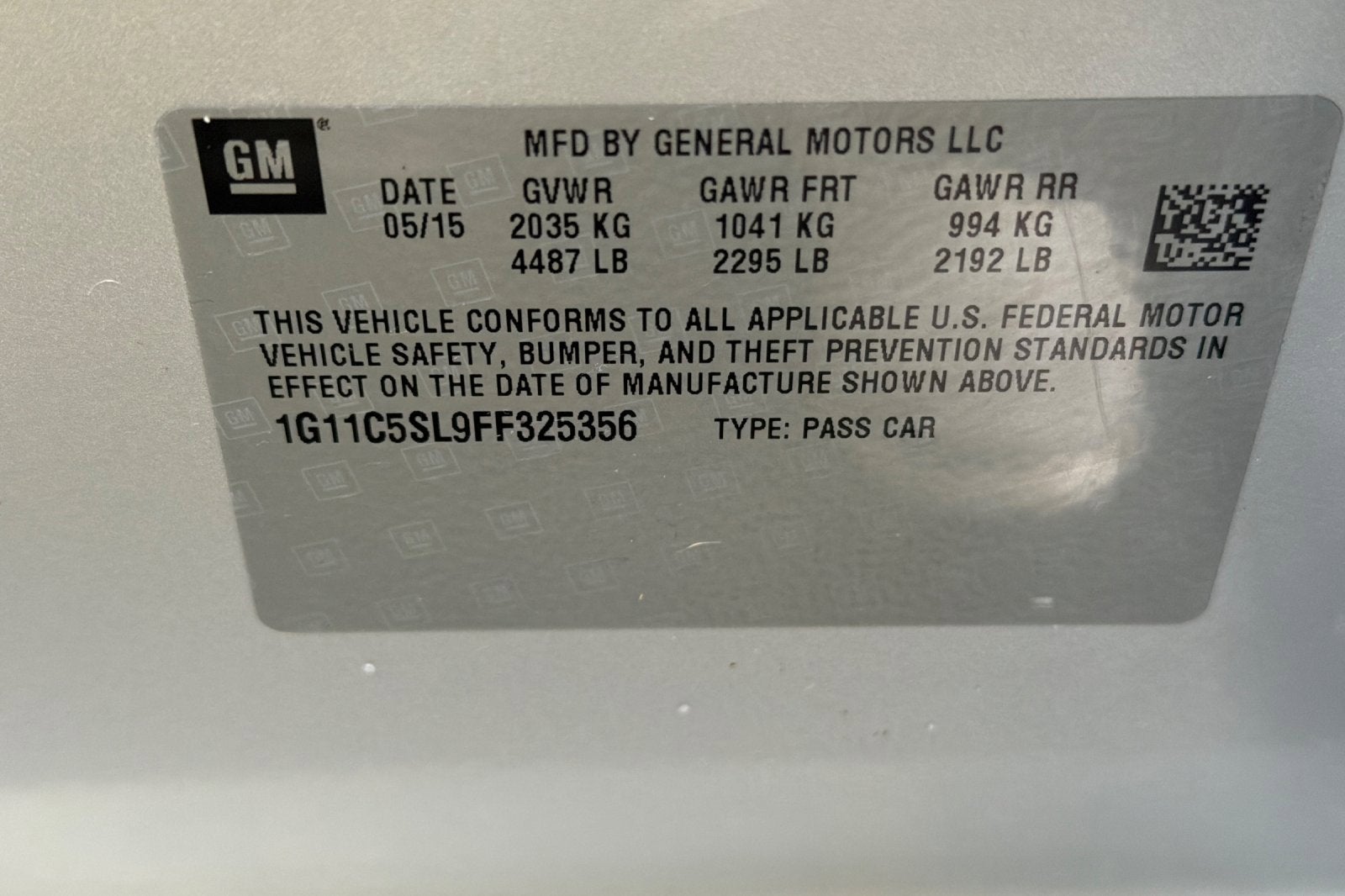 2015 Chevrolet Malibu LT