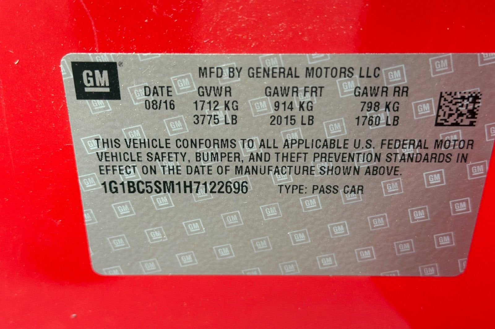 2017 Chevrolet Cruze LS