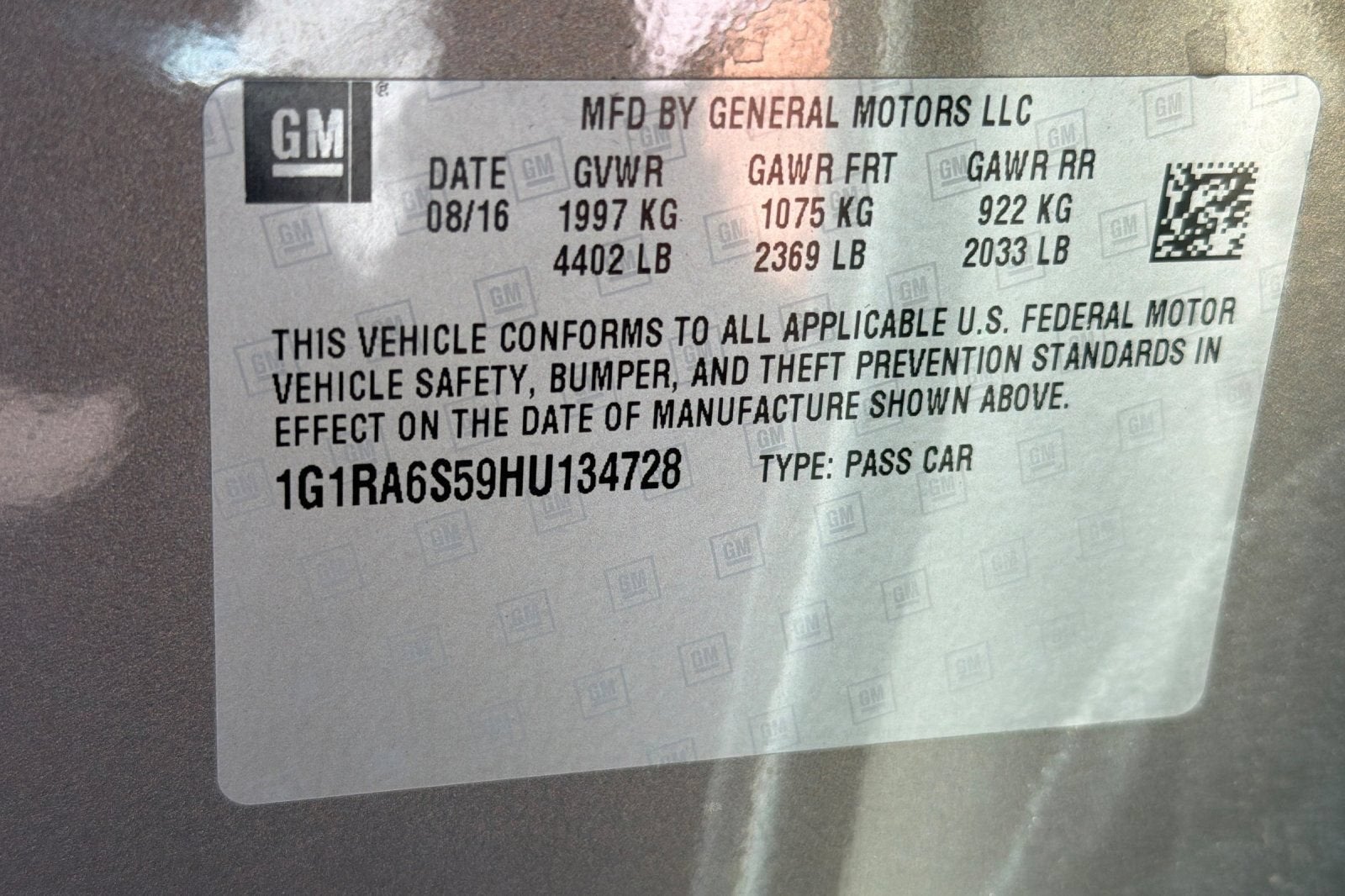 2017 Chevrolet Volt LT