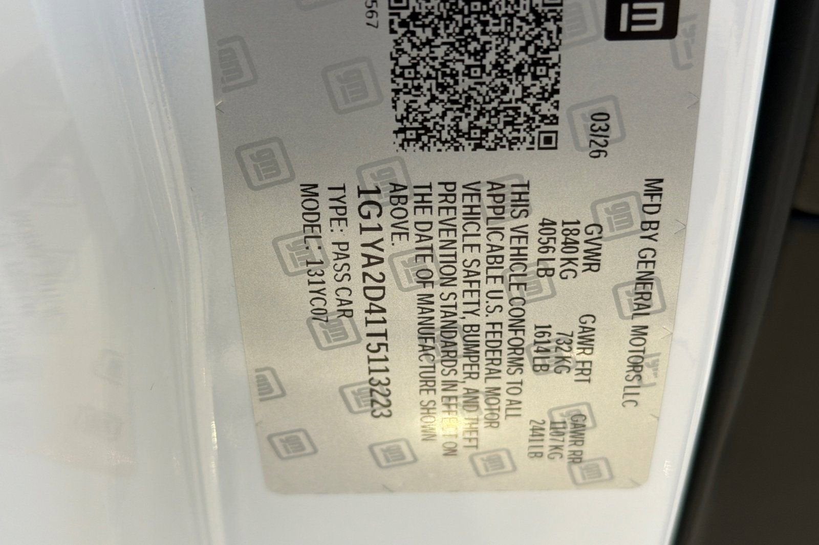 2026 Chevrolet Corvette Stingray 1LT