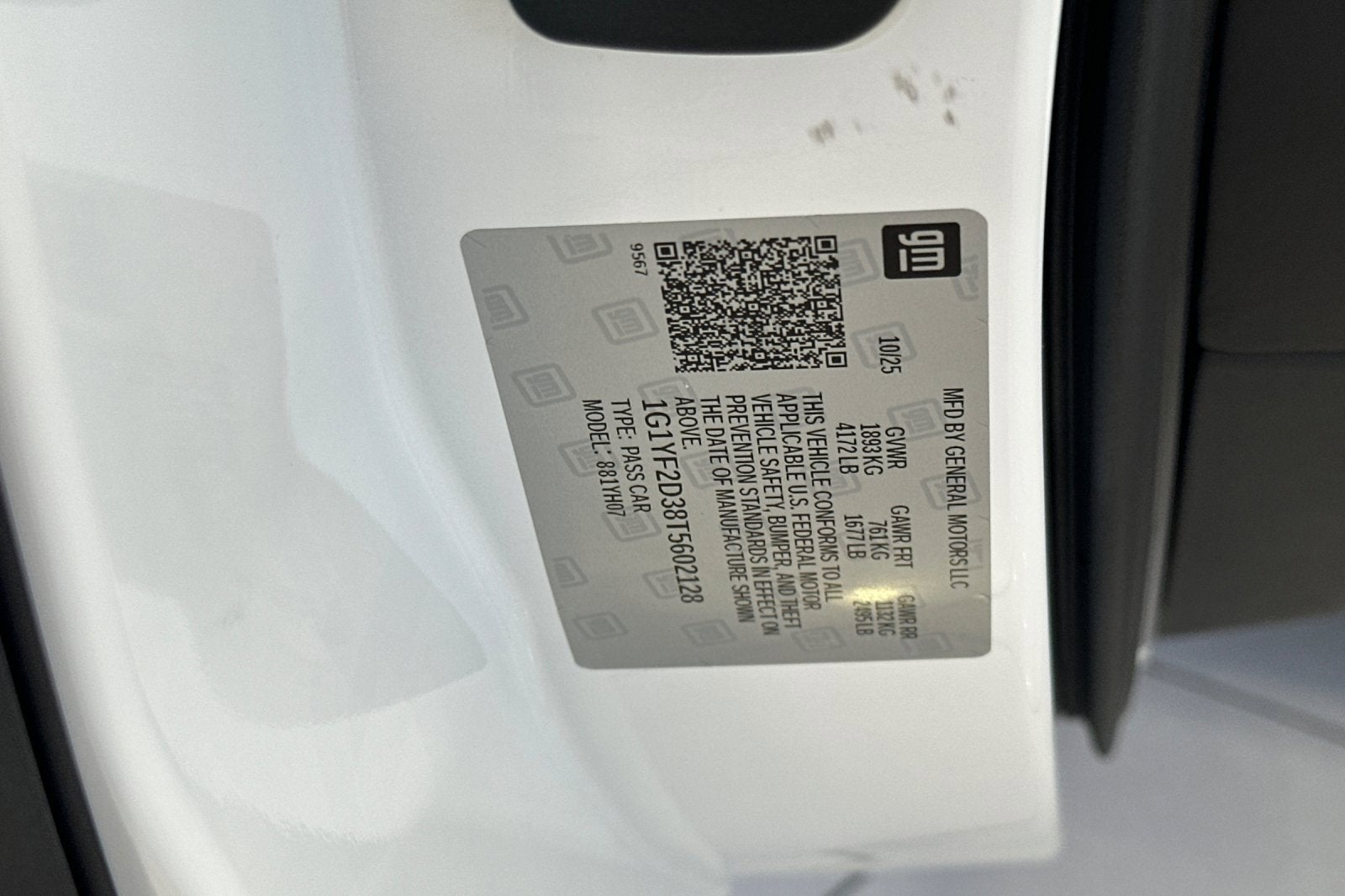 2026 Chevrolet Corvette Z06 3LZ