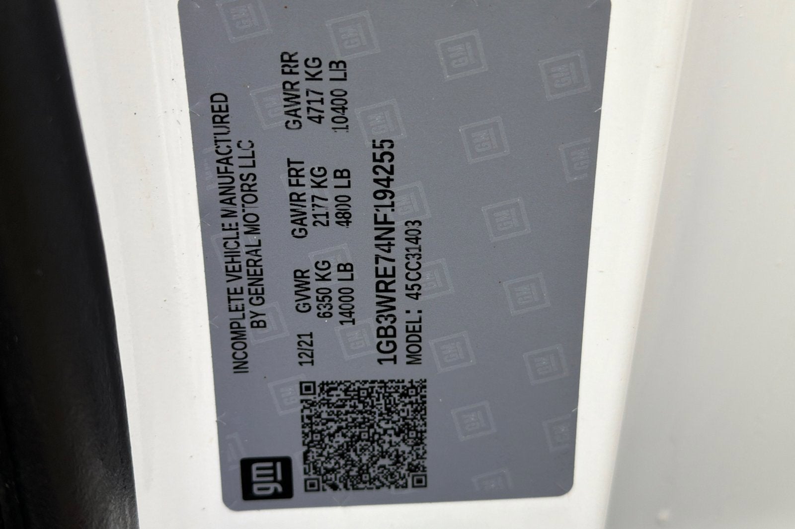 2022 Chevrolet Silverado 3500 HD Chassis Cab Work Truck