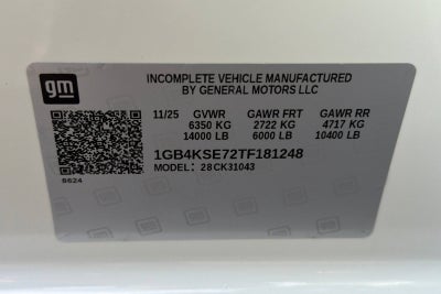 2026 Chevrolet Silverado 3500 HD Chassis Cab Work Truck
