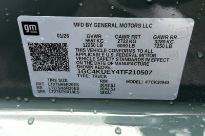 2026 Chevrolet Silverado 3500 HD LTZ