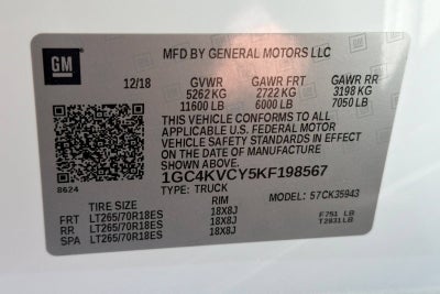 2019 Chevrolet Silverado 3500 HD Work Truck
