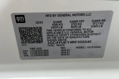 2024 Chevrolet Silverado 3500 HD LTZ DRW