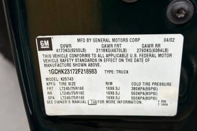 2002 Chevrolet Silverado 2500 HD LT