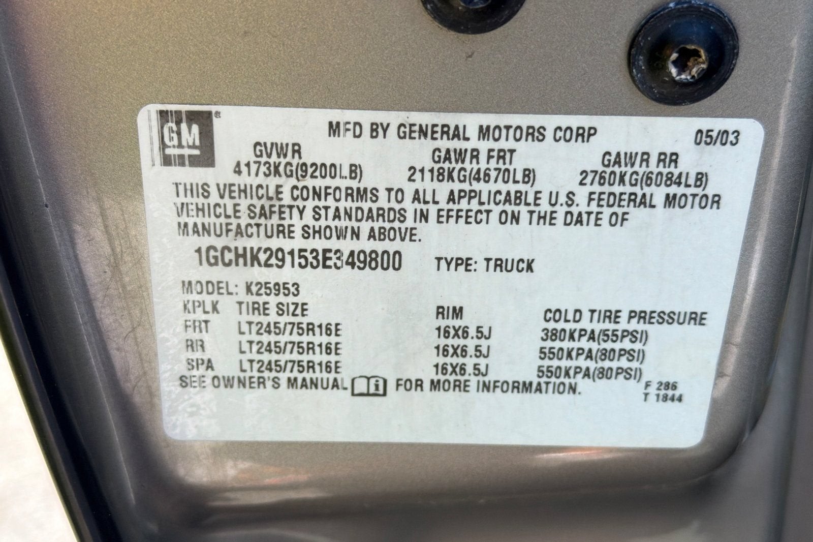 2003 Chevrolet Silverado 2500 HD LS