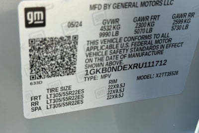 2024 GMC HUMMER EV SUV 2X