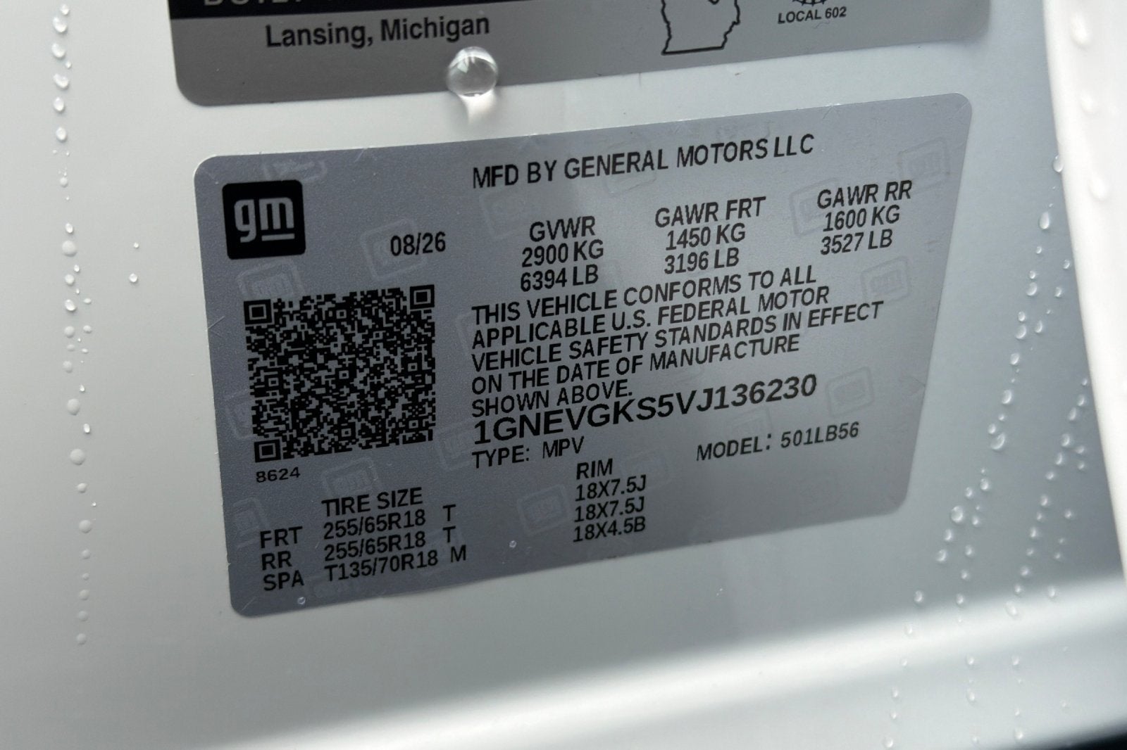 2027 Chevrolet Traverse LT
