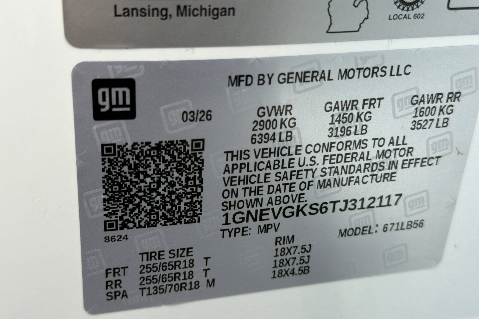 2026 Chevrolet Traverse LT