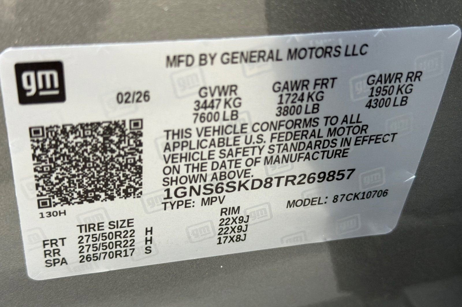 2026 Chevrolet Tahoe Premier