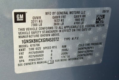 2016 Chevrolet Tahoe LT