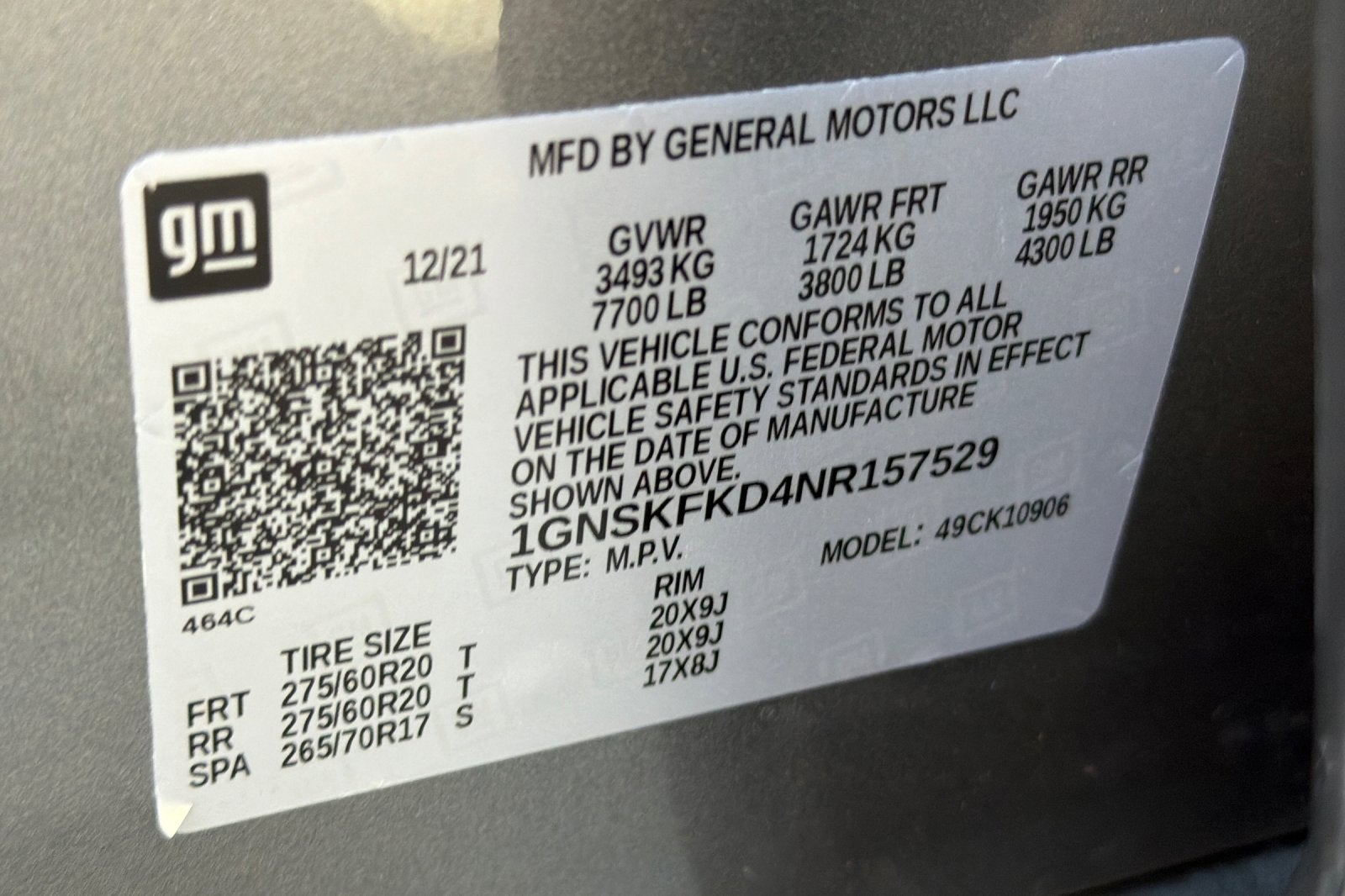 2022 Chevrolet Suburban Premier