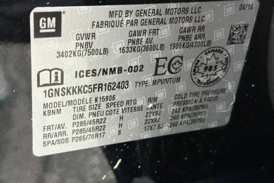 2015 Chevrolet Suburban LTZ