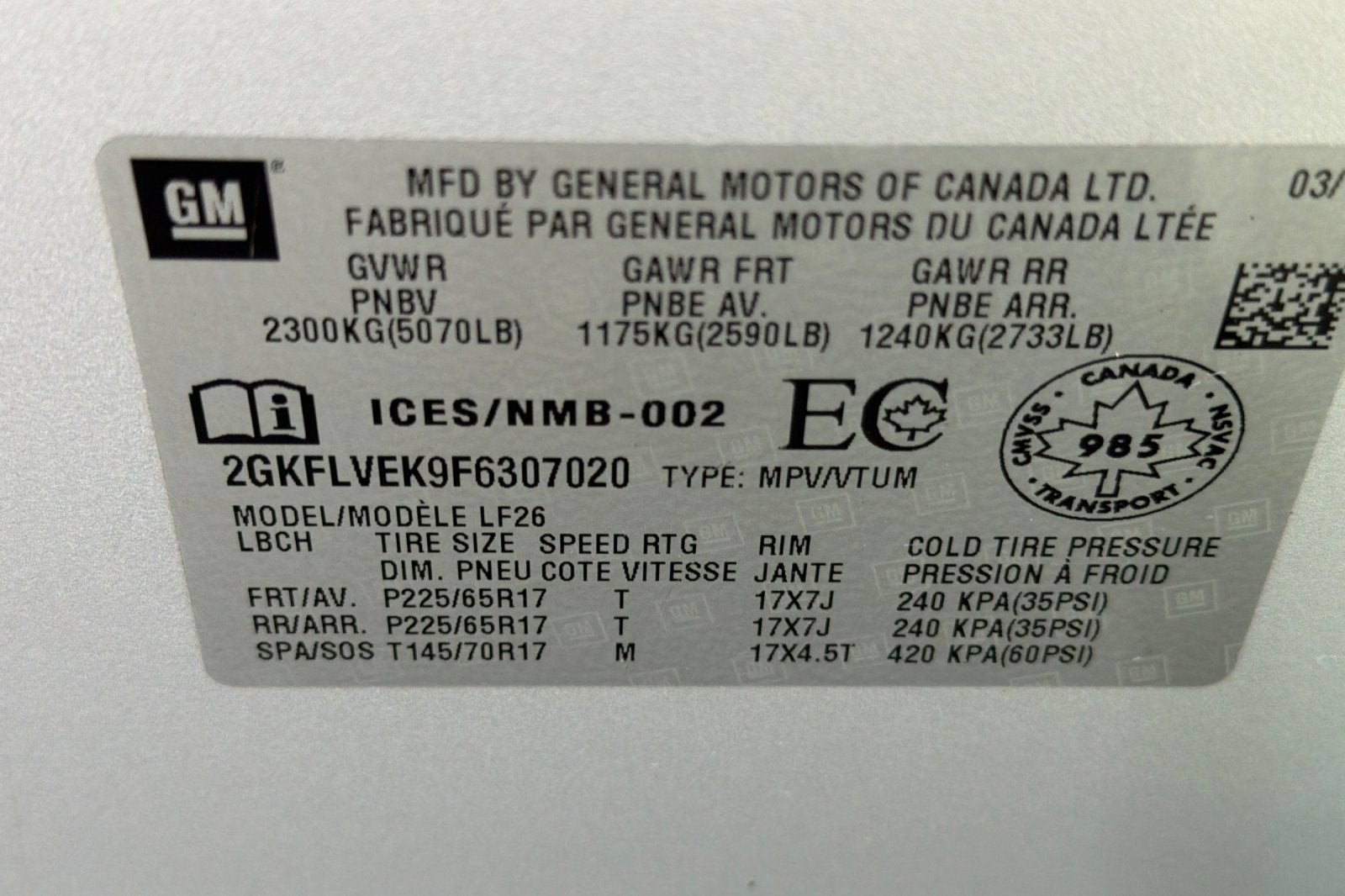 2015 GMC Terrain SLE