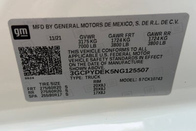 2022 Chevrolet Silverado 1500 LTD LT
