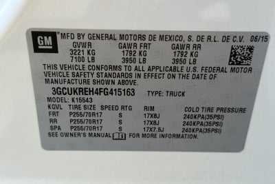 2015 Chevrolet Silverado 1500 LT