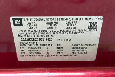 2014 Chevrolet Silverado 1500 LTZ