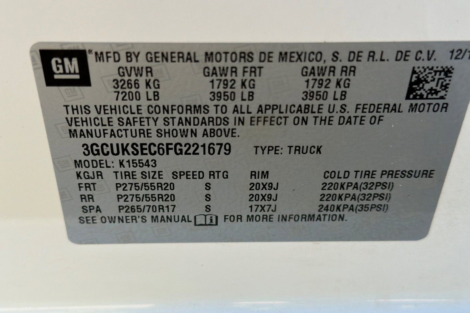 2015 Chevrolet Silverado 1500 LTZ