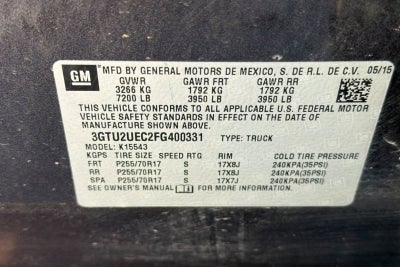 2015 GMC Sierra 1500 SLE