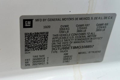 2021 GMC Sierra 1500 SLE