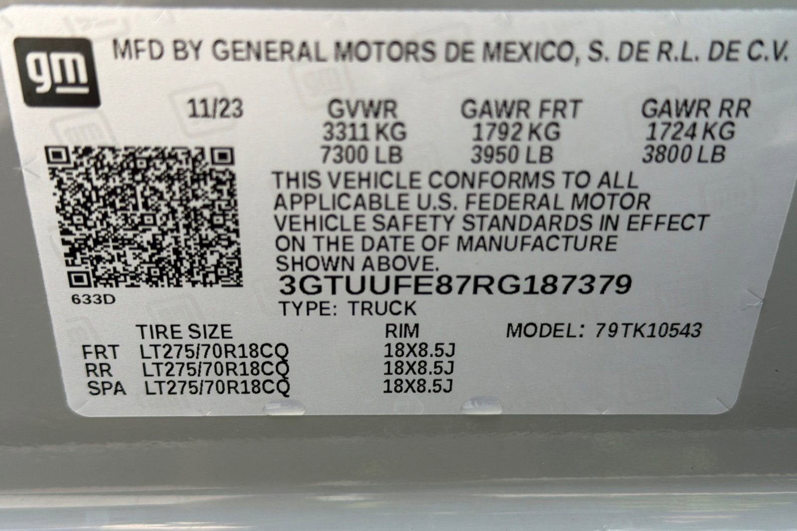 2024 GMC Sierra 1500 AT4X