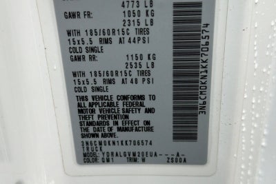 2019 Nissan NV200 Compact Cargo SV