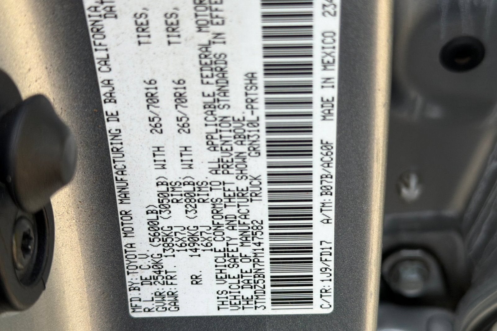 2023 Toyota Tacoma 4WD SR5