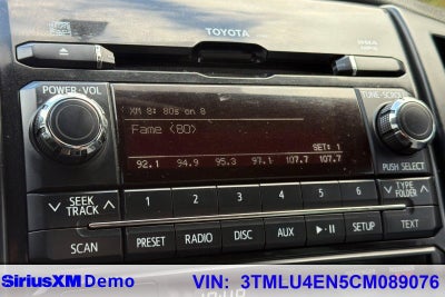 2012 Toyota Tacoma DBL CAB 4WD V6 AT