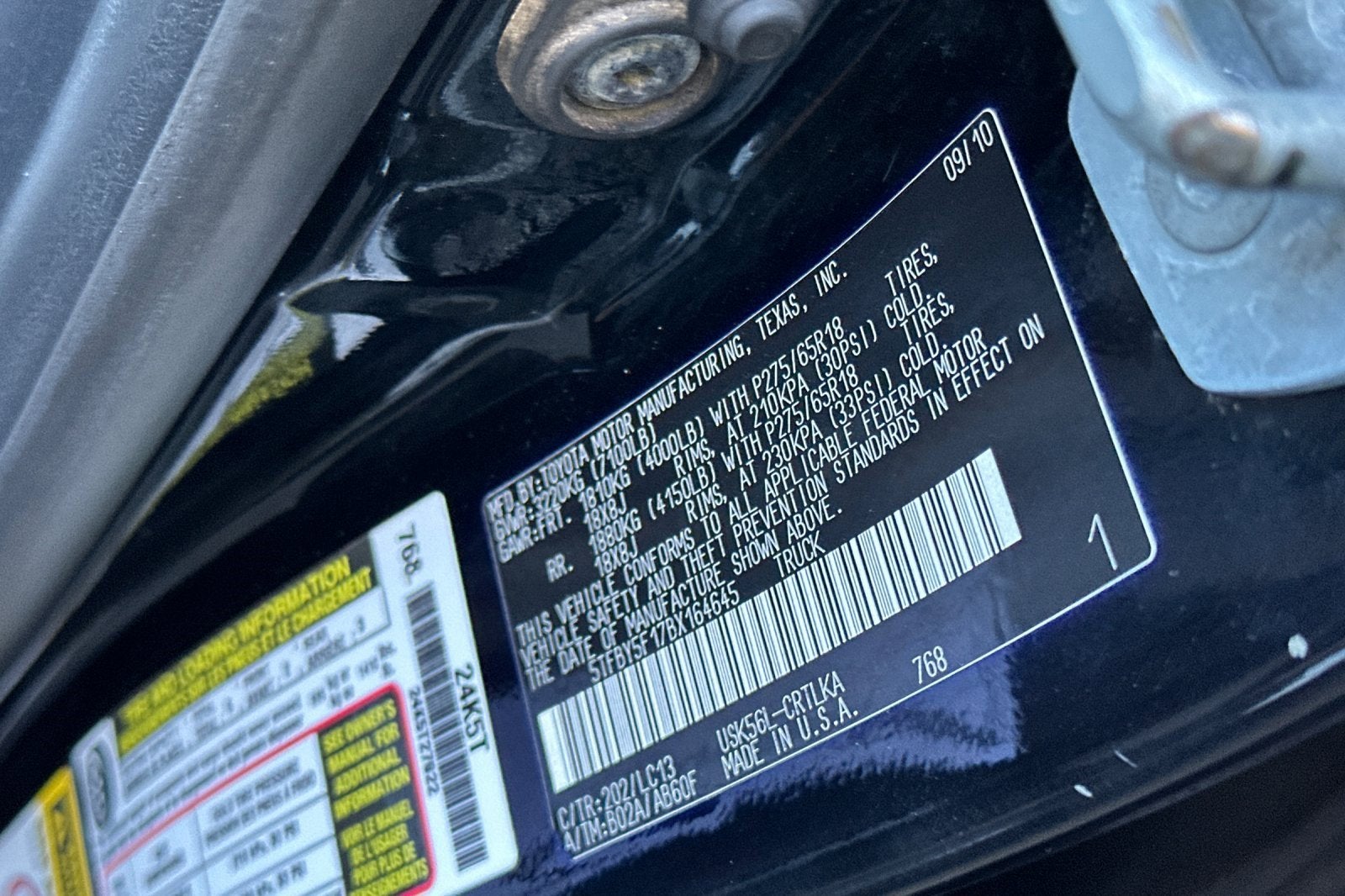 2011 Toyota Tundra 4WD Truck LTD