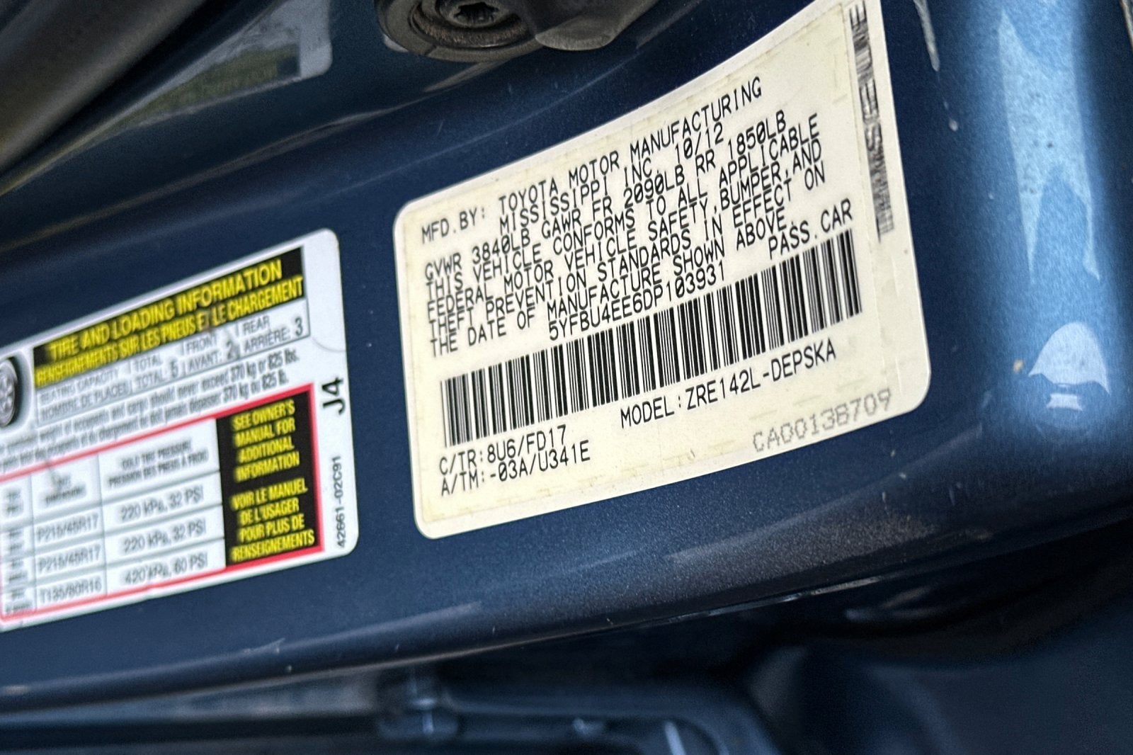 2013 Toyota Corolla L