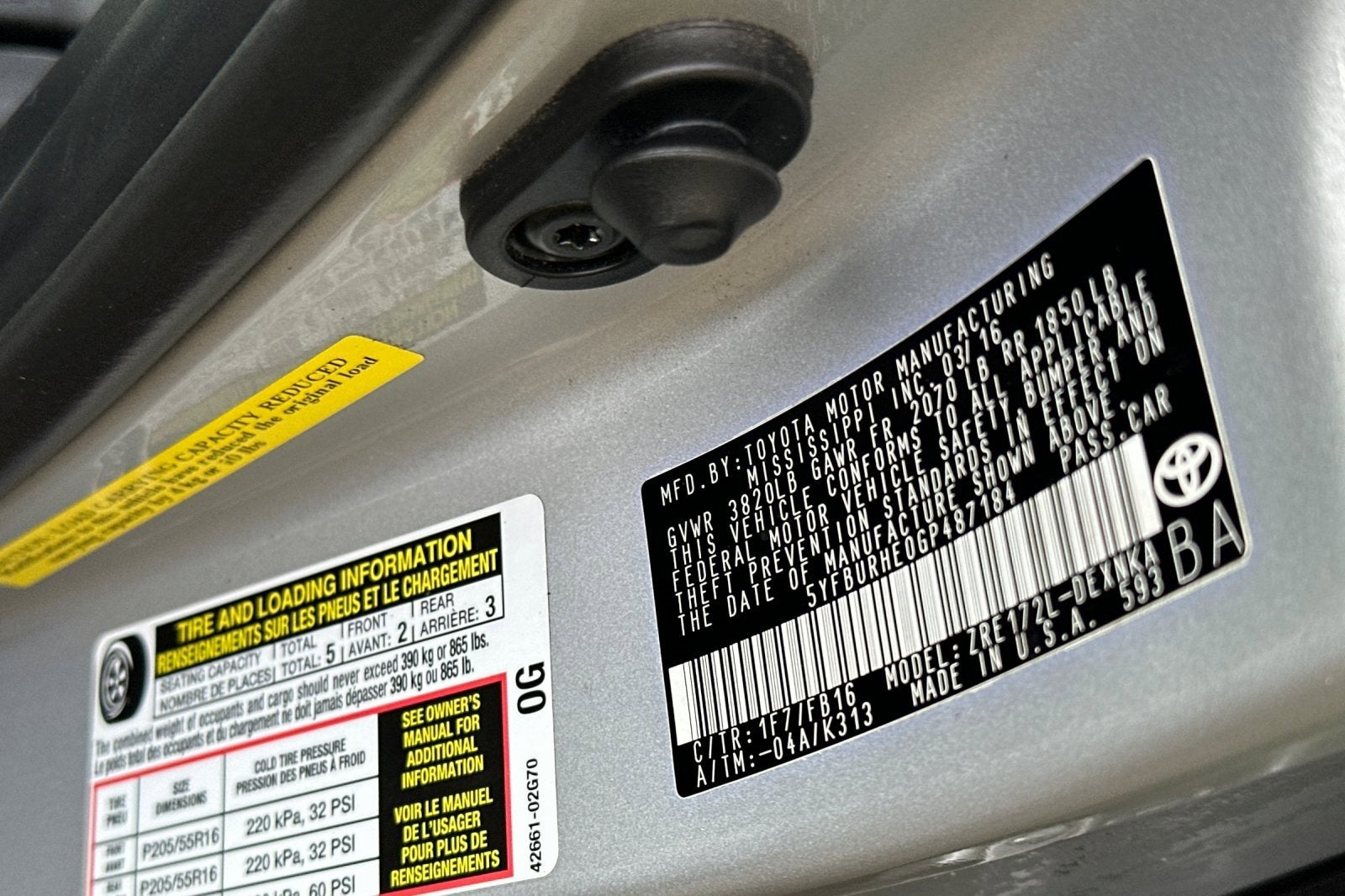 2016 Toyota Corolla L