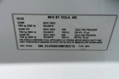 2021 Tesla Model Y Long Range