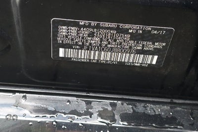 2018 Subaru WRX Premium