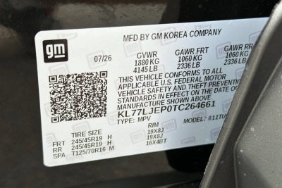 2026 Chevrolet Trax 2RS