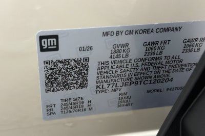 2026 Chevrolet Trax 2RS