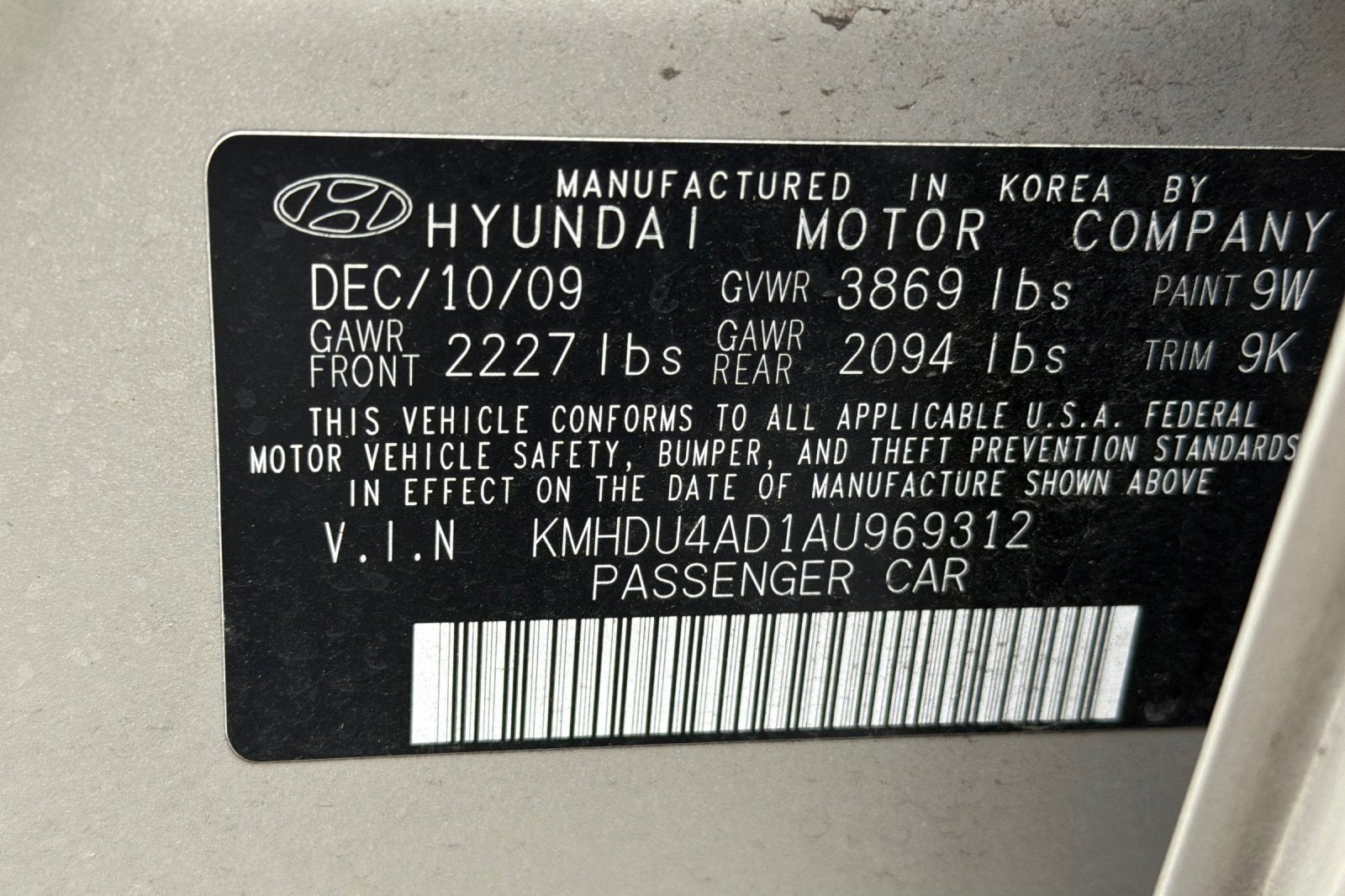 2010 Hyundai Elantra GLS PZEV