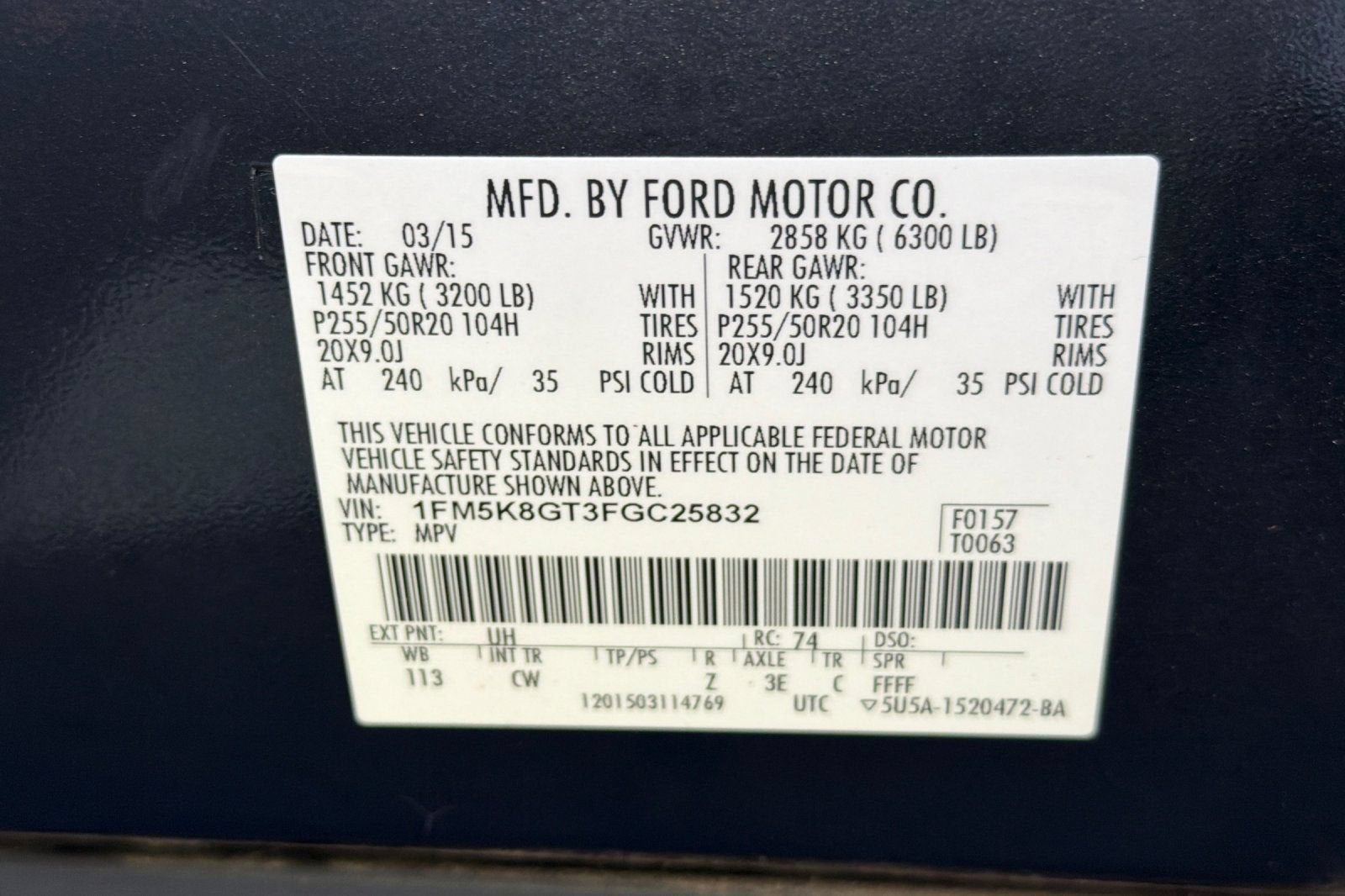 2015 Ford Explorer Sport