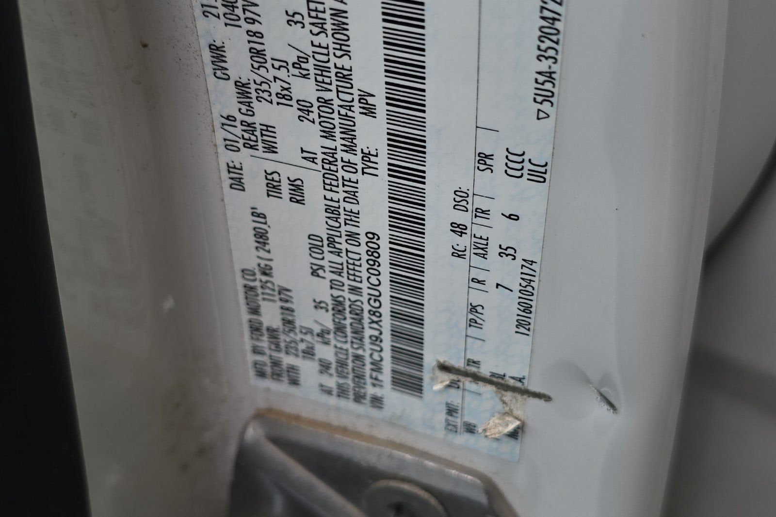 2016 Ford Escape Titanium