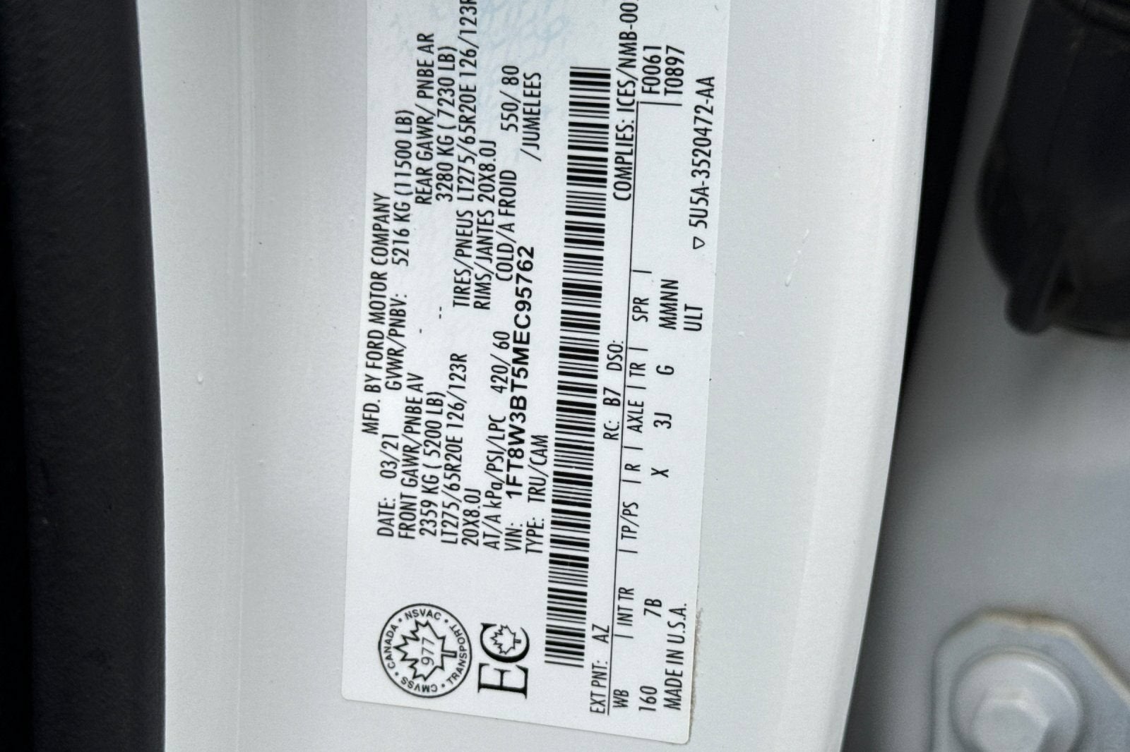 2021 Ford Super Duty F-350 SRW Platinum