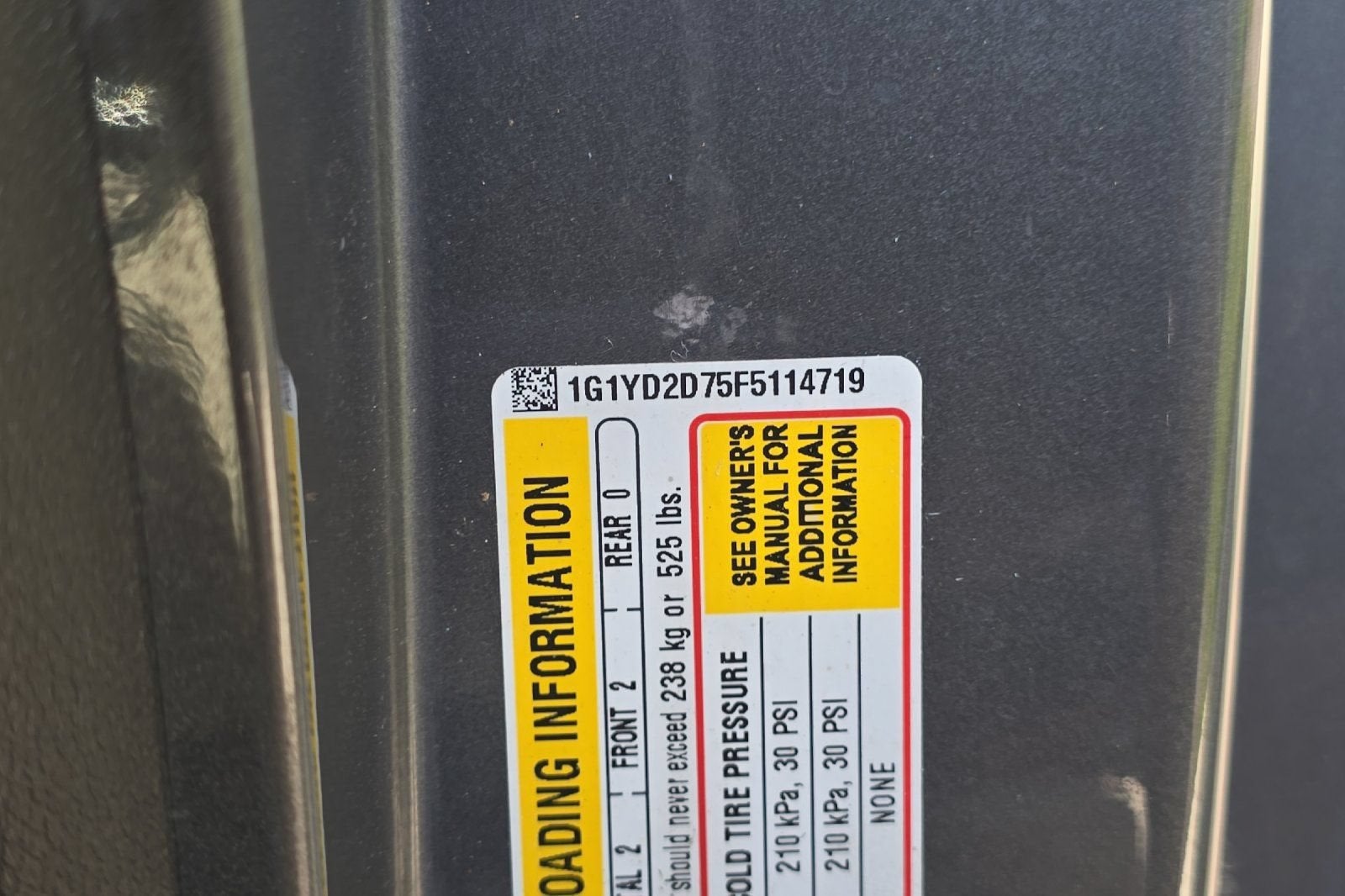 2015 Chevrolet Corvette Stingray 2LT