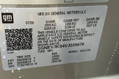 2027 Chevrolet Traverse Z71