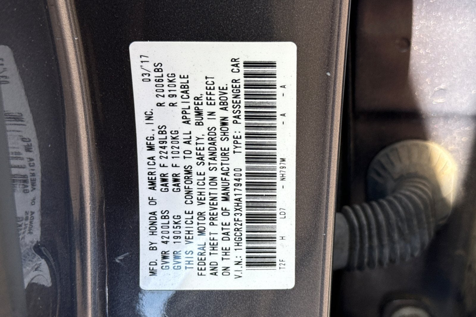 2017 Honda Accord Sedan LX
